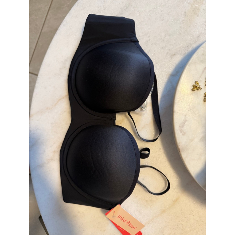 Women's ThirdLove Black Strapless Bra 36C